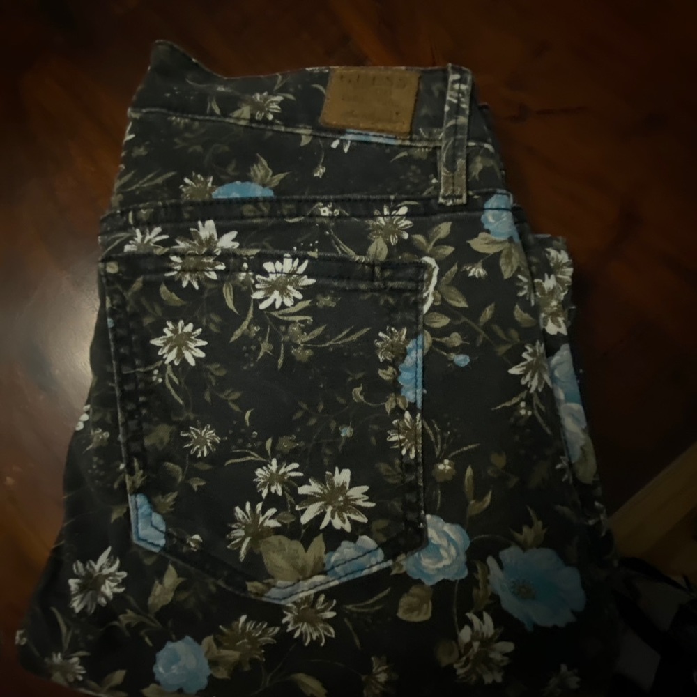 Guess jeans floral print women size 26